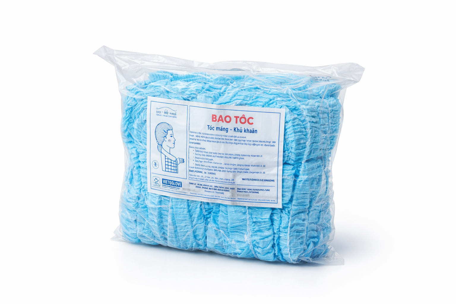 Bao tóc y tế xếp chưa tiệt trùng Medipro